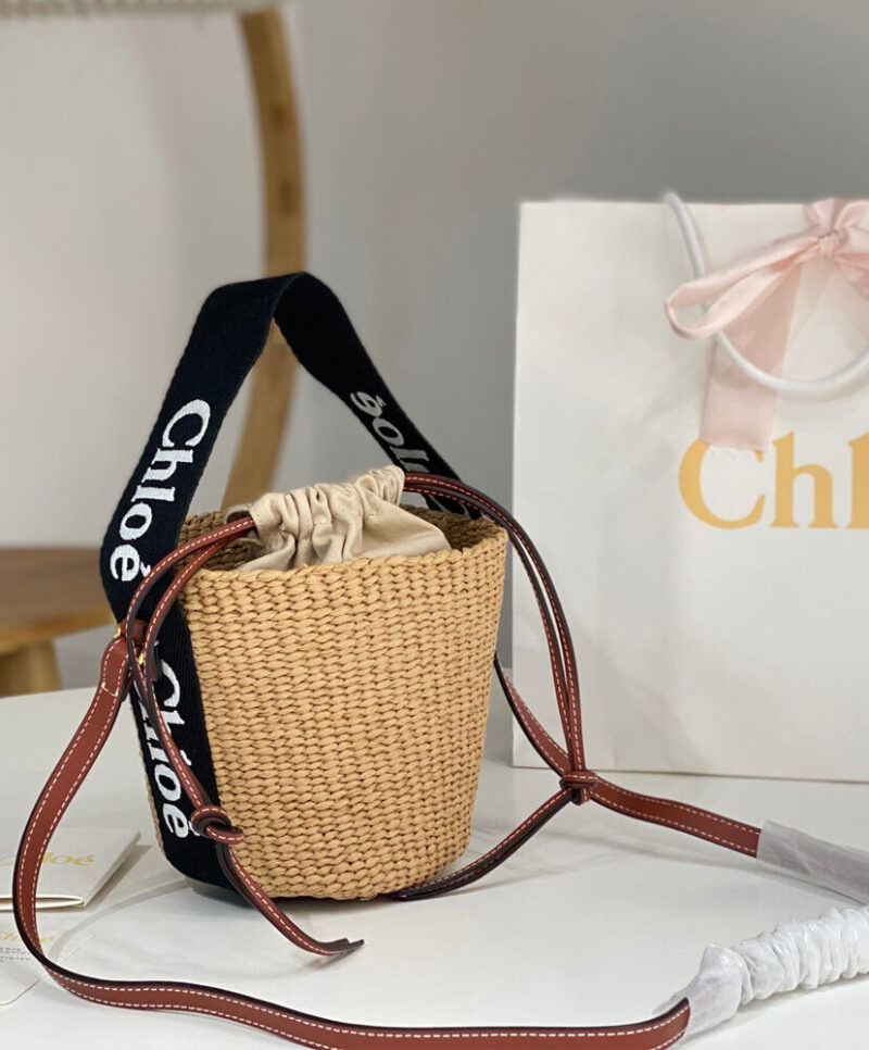 Chloe Small Woody Basket Black